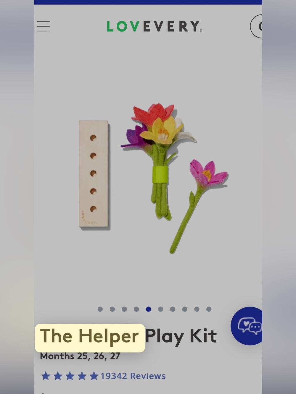 Lovevery-Felt Flowers in a Row